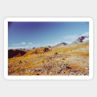 Norwegian National Park Landscape Shot on Film Sticker